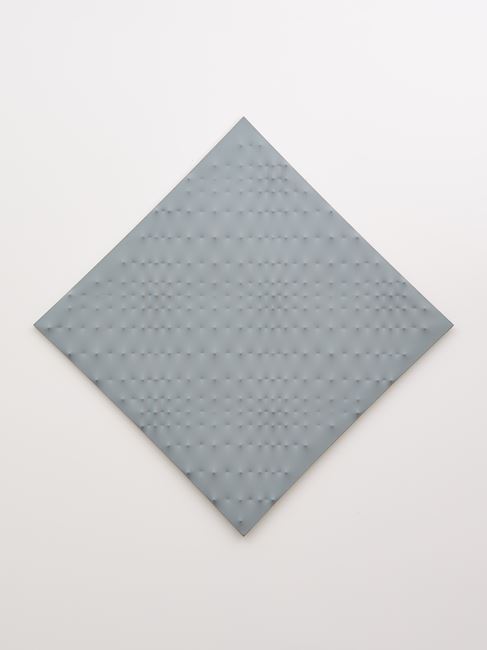 Superficie grigio by Enrico Castellani contemporary artwork