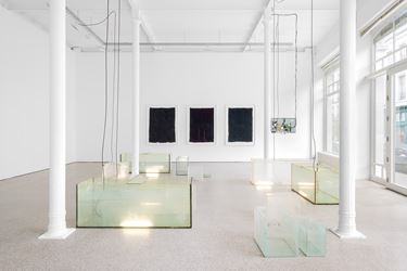 Exhibition view: Edith Dekyndt, The Ghost Year, Galerie Greta Meert, Brussels (29 October 2020–27 February 2021). Courtesy Galerie Greta Meert.