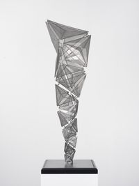 Paradigm Optic (Stainless) by Conrad Shawcross contemporary artwork sculpture