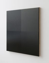 A Whole and Two Halves (black) by Simon Morris contemporary artwork painting