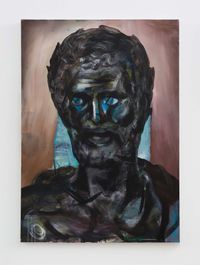 Bronze Bust From Ancient Greece by Zhou Yilun contemporary artwork painting