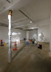 Exhibition view: Group Exhibition, from the Ceiling, on the Floor, SPACE SO, Seoul (8 April–9 May 2021). Courtesy SPACE SO.