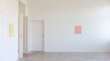 Contemporary art exhibition, Ian Kiaer, Endnote oblique, pink at Barbara Wien, Berlin, Germany