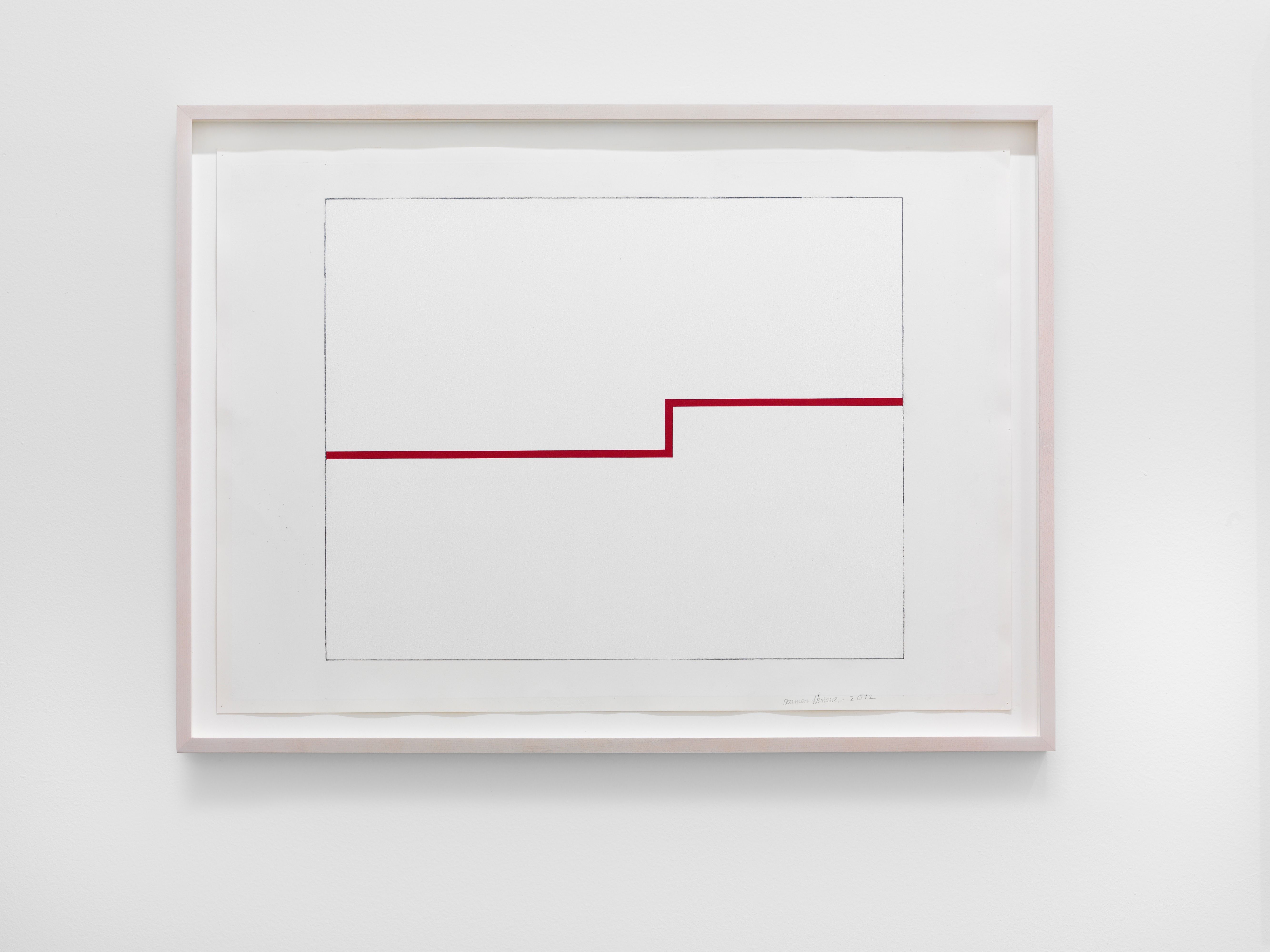 アート・デザイン・音楽 Carmen Herrera Works on Paper 2010-2012 Untitled, 2012 by Carmen Herrera, Acrylic and pencil on paper