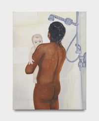 The shower by Katja Seib contemporary artwork painting, works on paper