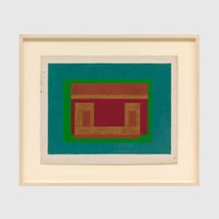 Variant/Adobe by Josef Albers contemporary artwork painting, works on paper