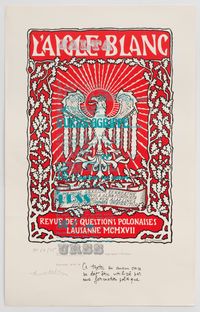 L'URSS agrippe l'ordre. L'aigle blanc by Henri Chopin contemporary artwork print