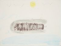 Boat by Muhamad contemporary artwork drawing