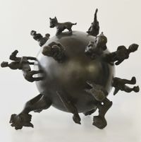 The Ball by Fadi Yazigi contemporary artwork sculpture