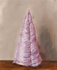 Lilac Cone by Michaël Borremans contemporary artwork painting
