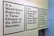 It's World Human Rights Day by Jeremy Deller contemporary artwork 1