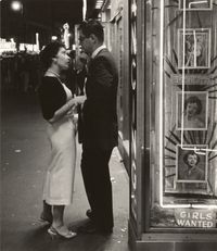Couple at dance hall, Times Square, New York City by Frank Paulin contemporary artwork photography