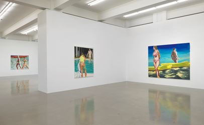 Exhibition view: Eric Fischl, Complications From An Already Unfulfilled Life, Sprüth Magers, Los Angeles (19 June–30 August 2019). Courtesy Sprüth Magers.