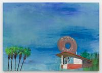 Randy's Donuts, L.A. by Tabboo! contemporary artwork painting