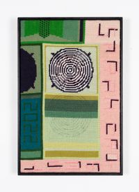 Stack of Lulu (sound system) by Sarah crowEST contemporary artwork textile