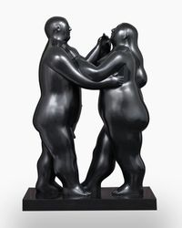 Dancers by Fernando Botero contemporary artwork sculpture