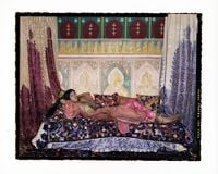 Harem Revisited #44 by Lalla Essaydi contemporary artwork photography