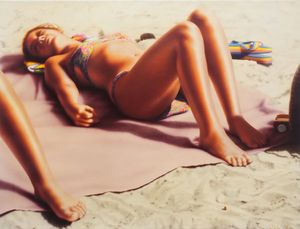 Beach 136 by Hilo Chen contemporary artwork painting