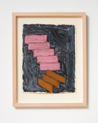 Ladder and Step Series #23 by Basil Beattie contemporary artwork painting