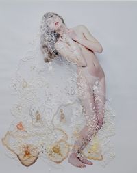 Marriage by Asami Kiyokawa contemporary artwork photography, mixed media, textile