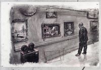 Drawing for City Deep (Soho In Gallery) by William Kentridge contemporary artwork works on paper, drawing