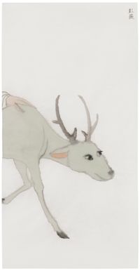 Song of Songs No. 35 - Deer 1 by Peng Wei contemporary artwork works on paper