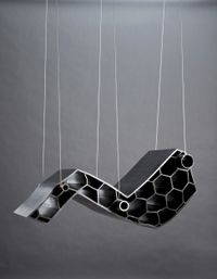 Startblock (Hanging) by Hannah Hallermann contemporary artwork sculpture