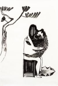 Fechtenmaske by Yi Youjin contemporary artwork works on paper, drawing