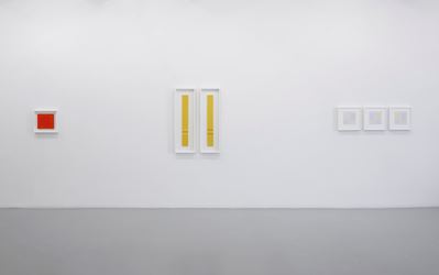 Exhibition view: Antonio Calderara, The Double, Lisson Gallery, 10th Avenue, New York (1 March–20 April 2019). Courtesy Lisson Gallery.