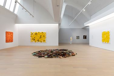Exhibition view: Wu Wei, Fur & Golden, Tang Contemporary Art, Beijing 2nd Space (12 August–16 September 2023). Courtesy Tang Contemporary Art.