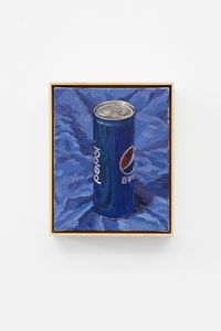 Pepsi On The Blue Cloth by Ge Yulu contemporary artwork painting, sculpture