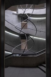 Exhibition view: Olafur Eliasson, Atmospheric Column, He Art Museum (2023). © He Art Museum. Courtesy the artist and Olafur Eliasson Studio. Photo: Hubert Wang. 