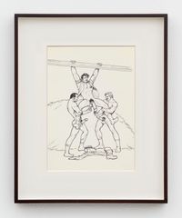 Untitled (from Sex in the Shed) by Tom of Finland contemporary artwork works on paper, drawing