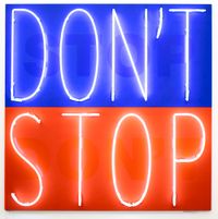 Don't Stop by Deborah Kass contemporary artwork painting, sculpture