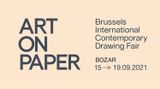 Contemporary art art fair, Art on Paper at La Patinoire Royale | Galerie Valérie Bach, Brussels, Belgium