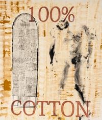 100% Cotton by Khaleb Brooks contemporary artwork painting