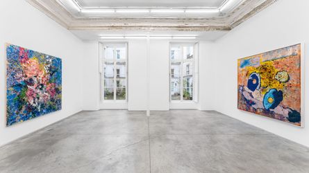 Exhibition view: Vaughn Spann, Reflections: Refractions, Almine Rech, Rue De Turenne, Paris (15 October–19 November 2022). Courtesy Almine Rech. Photo: Nicolas Brasseur.