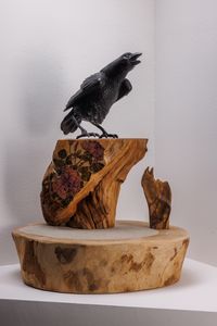 The Lasting Spring, Raven by Yang Mao-Lin contemporary artwork sculpture