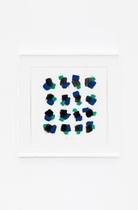 Gruppi di forme e colori in movimento (2) by Bruno Munari contemporary artwork works on paper