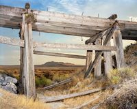 A Trestle Bridge East of Matlin, Utah by Zheng Andong contemporary artwork photography