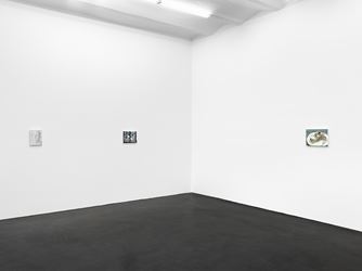 Exhibition view: Caleb Considine, for Roland and Ramona, Galerie Buchholz, Cologne (15 November 2019–4 January 2020). Courtesy Galerie Buchholz Berlin/Cologne/New York.