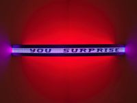 Purple Red Curve by Jenny Holzer contemporary artwork mixed media