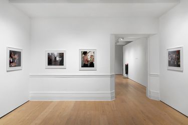 Exhibition view: Eleanor Antin, Sian Davey,  On Hannah Arendt: The Crisis in Education, Richard Saltoun Gallery, London (10 August–18 September 2021). Courtesy Richard Saltoun Gallery.