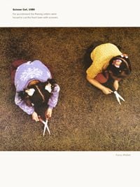 Scissor Cut, 1980 by Tracey Moffatt contemporary artwork photography