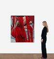 Red Blanket by Amanda Wall contemporary artwork 3