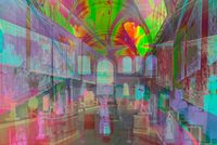Morgan Great Hall by James Welling contemporary artwork print