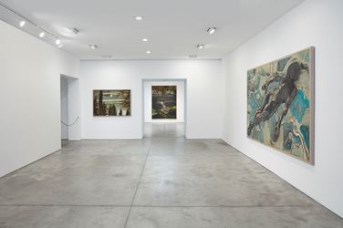 Exhibition view: Billy Childish, remember all the high and exalted things remember all the low and broken things, Lehmann Maupin, 536 West 22nd Street, New York (23 January–21 March 2020). Courtesy the artist and Lehmann Maupin, New York, Hong Kong, and Seoul. Photo: Matthew Herrmann.