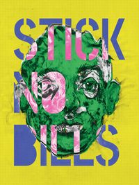 Stick No Bills #24 by Hashan Cooray contemporary artwork print