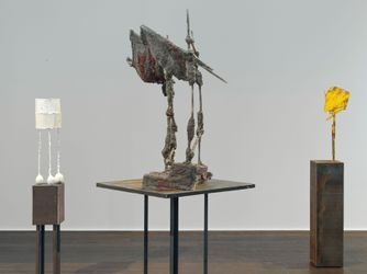 Exhibition view: Phyllida Barlow, small worlds, Hauser & Wirth, Zürich (online from 6 February–14 May 2021). © Phyllida Barlow. Courtesy the artist and Hauser & Wirth.