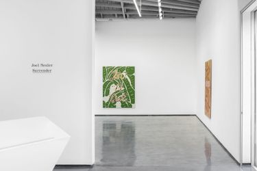 Exhibition view: Joel Mesler, Surrender, David Kordansky Gallery, Los Angeles (23 January–6 March 2021). Courtesy David Kordansky Gallery.